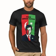 IMRAN KHAN T-Shirt | Free Imran Khan PTI Pakistan Tee Protest Peace T Shirt Top