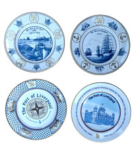 Liverpool docks commemorative plates