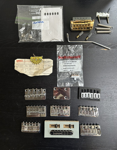Mixed lot guitar bridges - mixed,