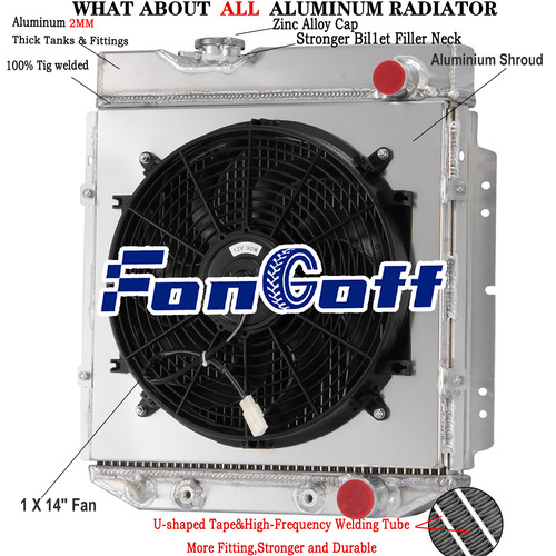 3row radiator shroud fan - 3row,