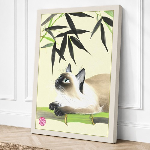 Siamese cat among - cat,