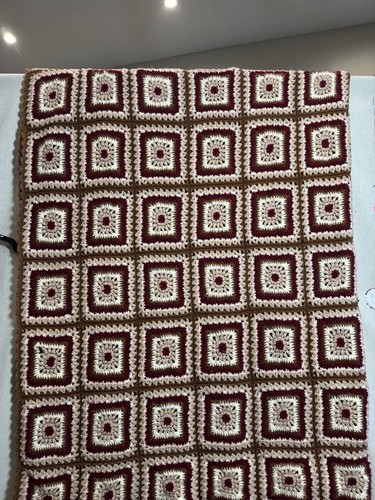 Handmade crochet granny square - handmade,