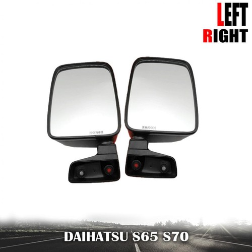 Side door mirror black pair - mirror,