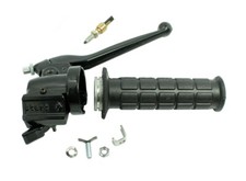 Throttle grip clamp handlebar