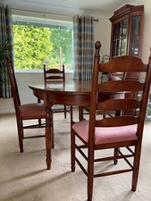 Dining Table & 4 Chairs, Solid