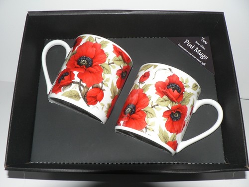 Poppy chintz pint - mugs, of
