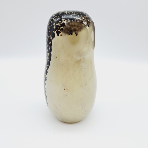 Wedgwood art glass - owl, brown