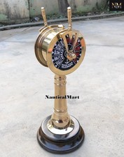 Polished brass ships engine - ships,