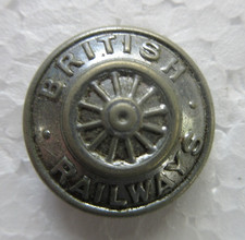 British railways button - railways,