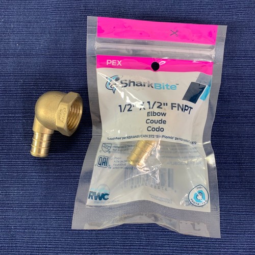 Sharkbite u308lfa pex x - 1/2",