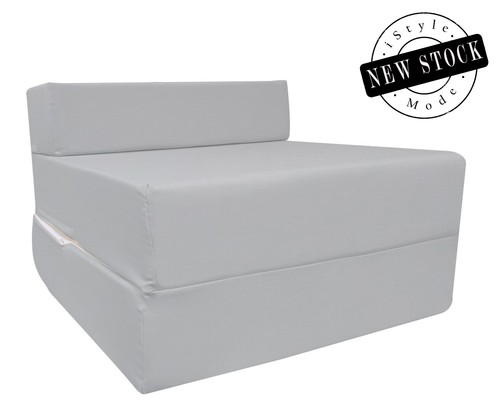 Grey cotton twill bed - cotton, z