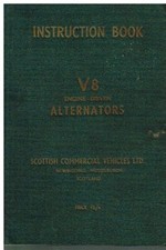 SCV 22KW FORD V8 PETROL DRIVEN GENERATING SET ORIG. FACTORY OPERATORS HANDBOOK