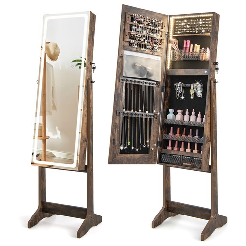 Standing jewelry cabinet - jewelry,