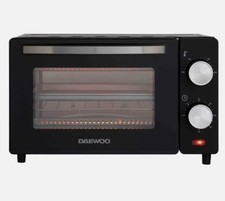 Daewoo Mini Oven 12L Countertop Electric Grill Toaster Pizza Timer Adjustable