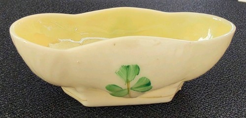 Antique belleek shamrock - antique, open