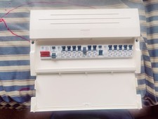 MK Sentry 18 Way Split Load Fusebox Consumer Unit c/w RCDs & MCBs - New/unused