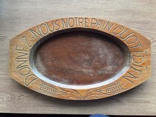 Antique french carved bread
