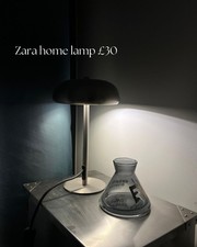 Zara home minimal lamp steel