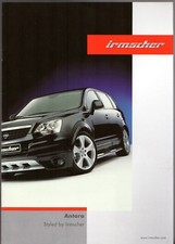 Opel Antara Irmscher Bodystyling Accessories 2008-09 German Market Brochure