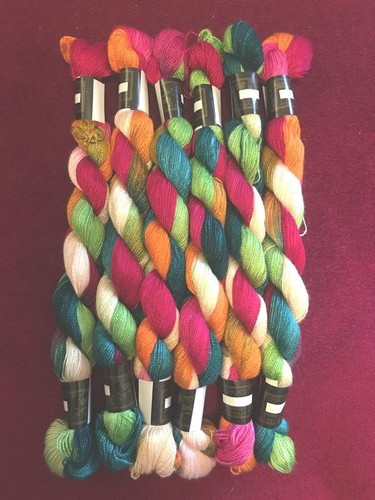 Cotton thread skeins - x,