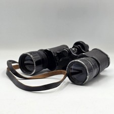 Rare Vintage French Binoculars with Leather Case Delacroix Paris 10x35