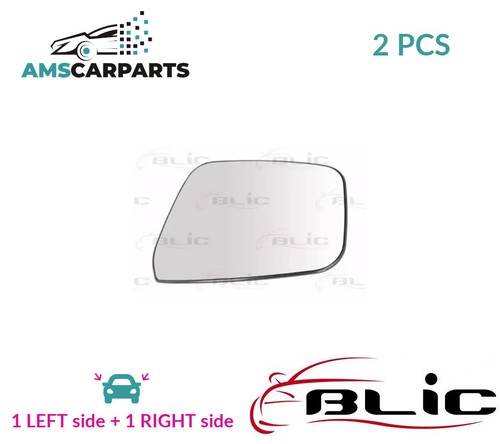 Rear view mirror glass pair - rear,