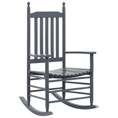 Rocking chair grey poplar - rocking,