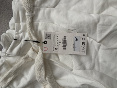 Zara white leg trouser - white,