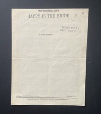 HAPPY IS THE BRIDE - PADDY