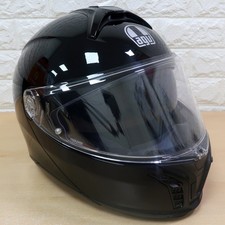 AGV Tourmodular Flip-Up Motorcycle Motorbike Helmet - Black - L : 59 - 60