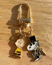 Gift Cartoon Snoopy Dog Gentleman Peanut Charlie Cute Keyring Keychain