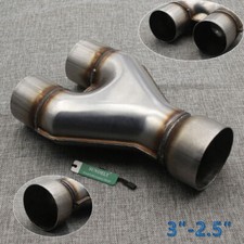 1 pcs Exhaust Y Pipe Adapter