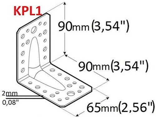 Heavy duty 2mm thick zinc - 2mm,