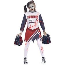 Kids Girls Zombie Cheerleader Halloween Parties Halloween Costume Outfit