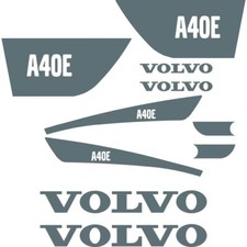 Decal Sticker Set Volvo A40E ADT Dump truck Decal Set