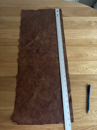 71x28 approx brown leather - 71x28,