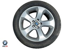 BMW X5 E53 Front Silver Wheel Alloy & Tyre 9J ET:48 255/50R19 6761931