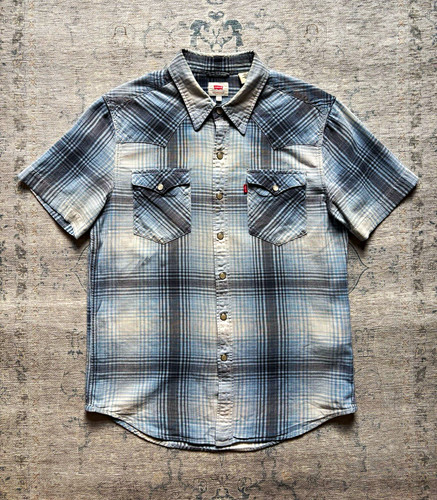 Levi western plaid pearl - plaid,