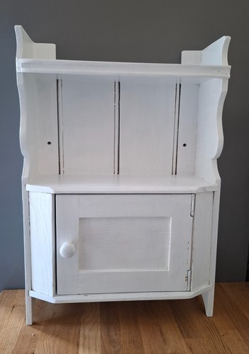 Vintage white painted pine - vintage,