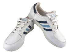 Vintage Adidas Oregon Trainers Mens UK Size 12 White and Blue Rare 2004