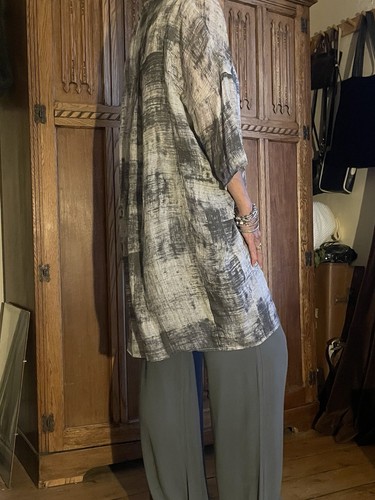 Oska shirt linen dress - oska, (ramie)