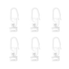 40pk Curtain Glider Hook