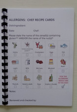 Chef Recipe Cards Allergens