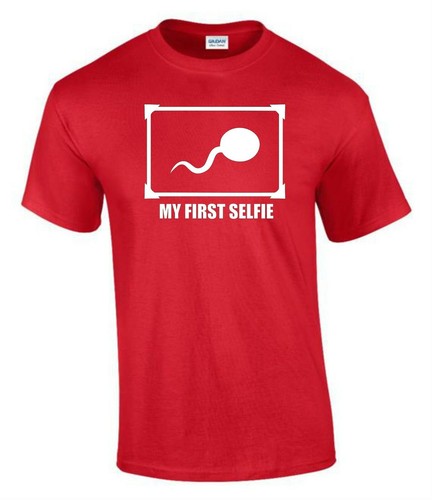 First selfie sperm shirt - my, t-shirt