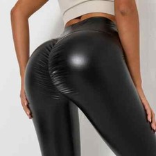 Women Stretchy Faux Leather