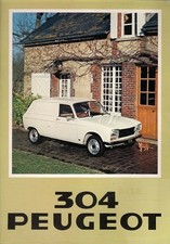 Peugeot 304 Van 1979-1980 UK Market Single Sheet Sales Brochure