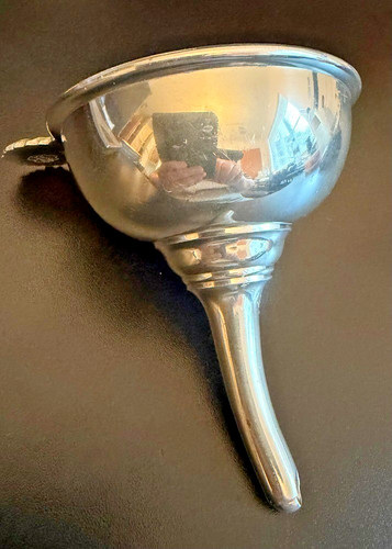French wine funnel - french, pewter
