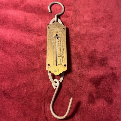 Vintage antique salter pocket - salter,