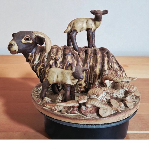 Sheep with lambs - by, mickleton