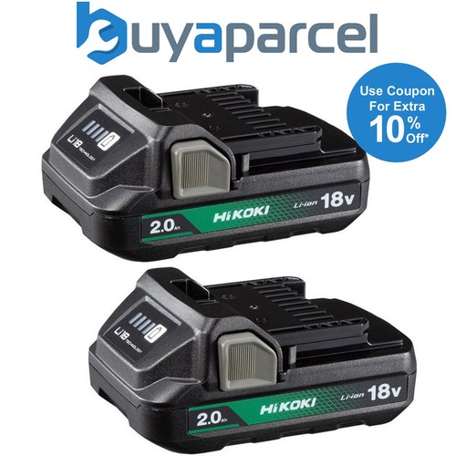 Hikoki bsl1820m 18v 0ah - x2, 2.0ah